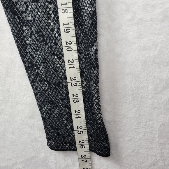 Jones NY Sz 1X Cardigan Snakeskin Black Gray 5 Button Office Eveningwear Party - Picture 12 of 12